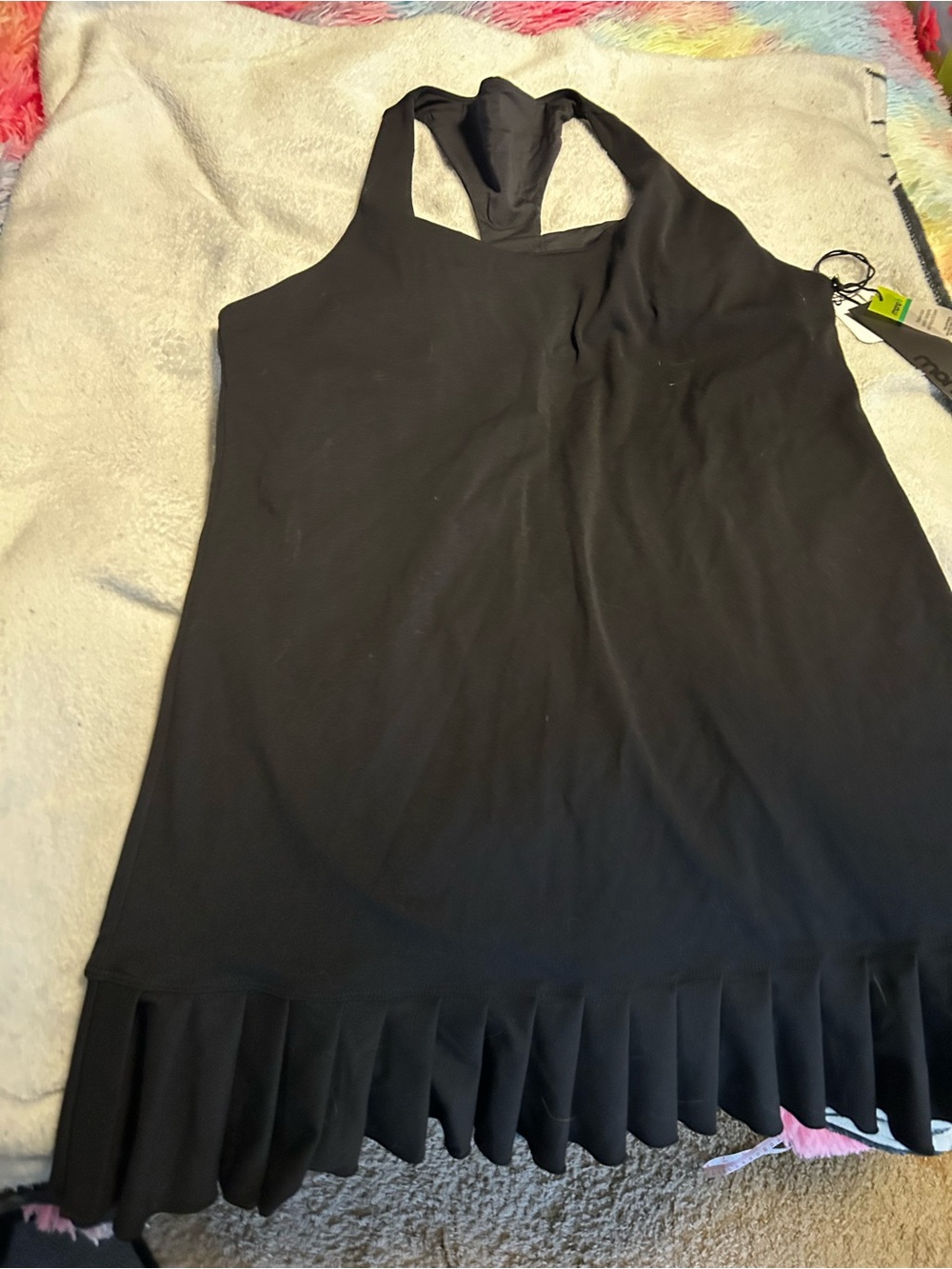 Mono B Black Racerback Dress